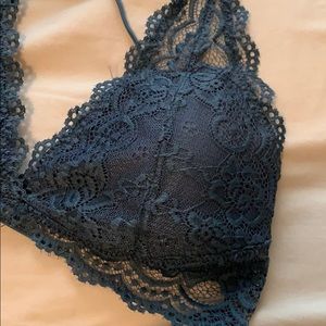 body frosting Intimates & Sleepwear - Teal Lace Backless Bralette body frosting Intimates & Sleepwear - Teal Lace Backless Bralette